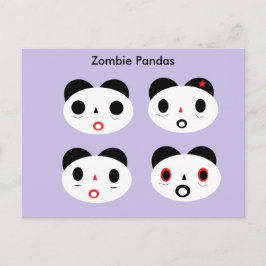 Zombie Pandas Vykort