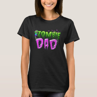 Zombie Pappa Halloween Kostym För Pappa T Shirt