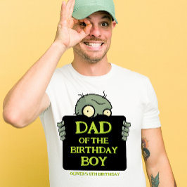 Zombie Pappa i Birthday Boy Funny Monsters T Shirt