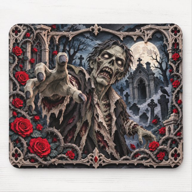 Zombie, Pappersklippt Monster Musmatta (Framsidan)