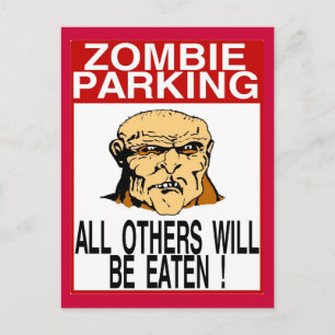 Zombie Parking Vykort
