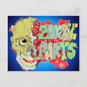 Zombie Parts Vykort