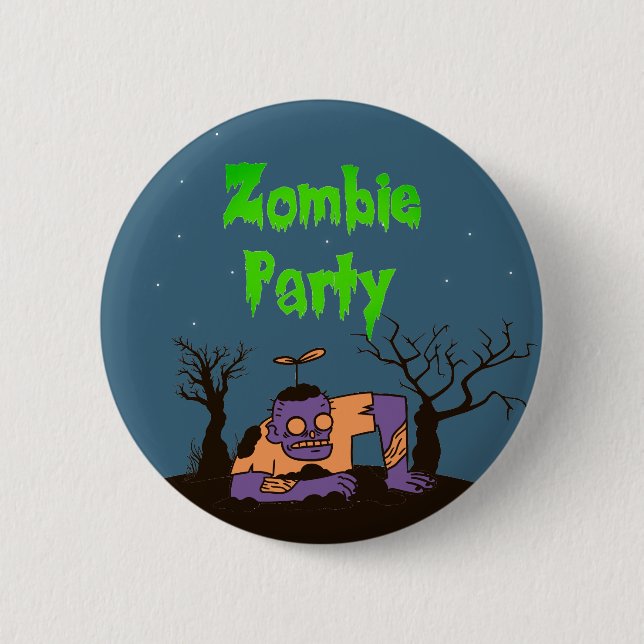 Zombie Party Knapp (Framsida)