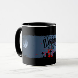 zombie party mugg