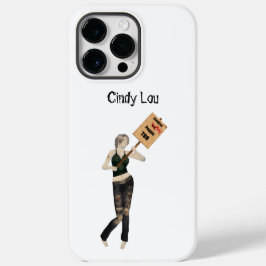 Zombie Pin Up Girl Protest I Cell Phone Case