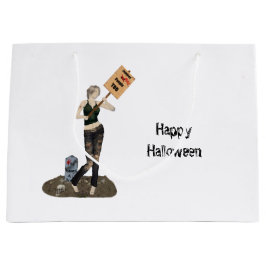 Zombie Pin Up Girl Protest II Gift Bag