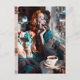 Zombie Pin-Up V Vykort