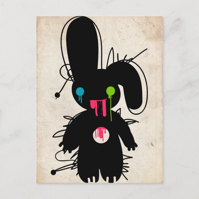 Zombie Piñata Vykort (Framsida)