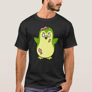 Zombie Pingvin Halloween Djur Söt Monster Grafisk T Shirt