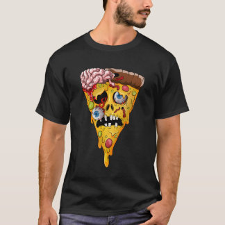 Zombie Pizza Roligt Present För Pizza Älskare T Shirt