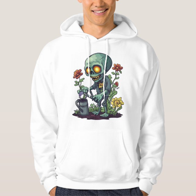 Zombie Plant Parent Hoodie (Framsida)