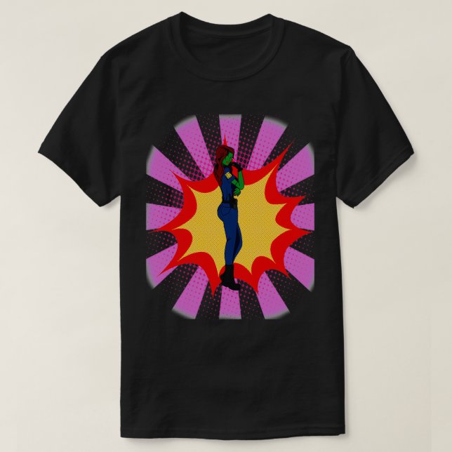 Zombie Police T Shirt (Design framsida)