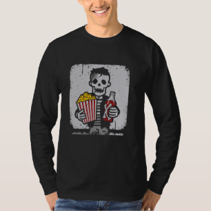 Zombie Popcorn Soda - Vintage Creepy Cinema Hallow T Shirt