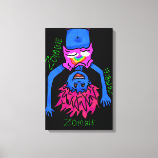 Zombie Poster Canvastryck