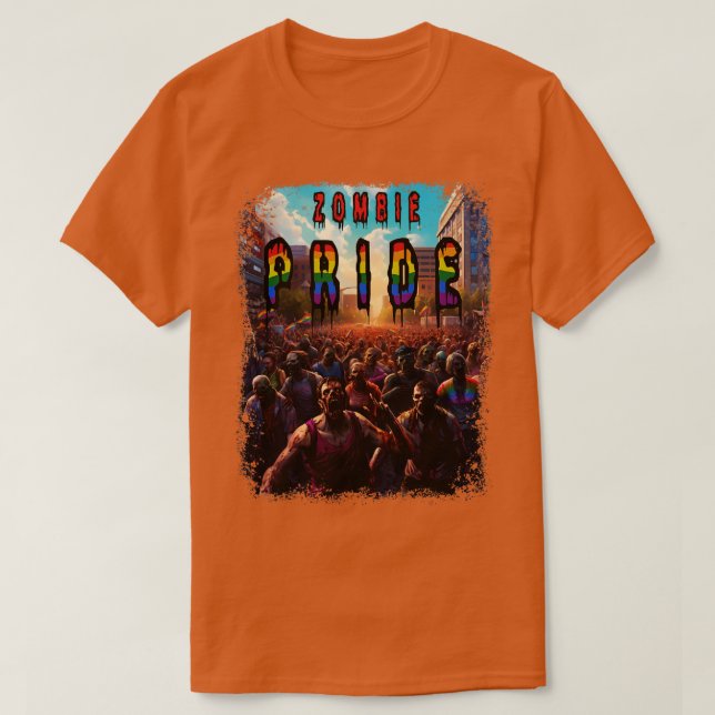 Zombie pride t shirt (Design framsida)
