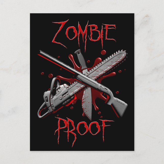 Zombie Proof Postcards Vykort (Framsida)