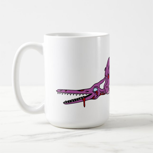 Zombie Pterodactyls Kaffemugg (Vänster)