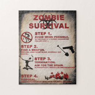 Zombie puzzle pussel