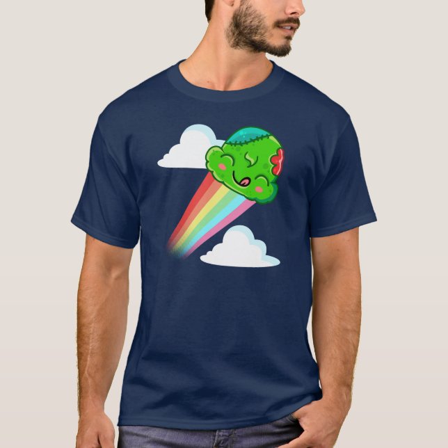 Zombie Rainbow Boost - Ice Cream Jump T Shirt (Framsida)
