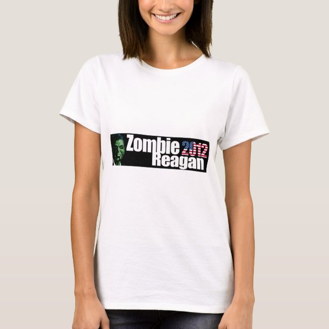 Zombie Reagan Tee Shirt (Framsida)