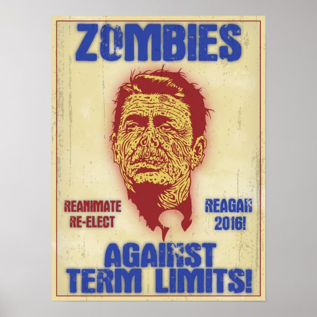 Zombie Reagan - Term Limits Poster (Framsidan)