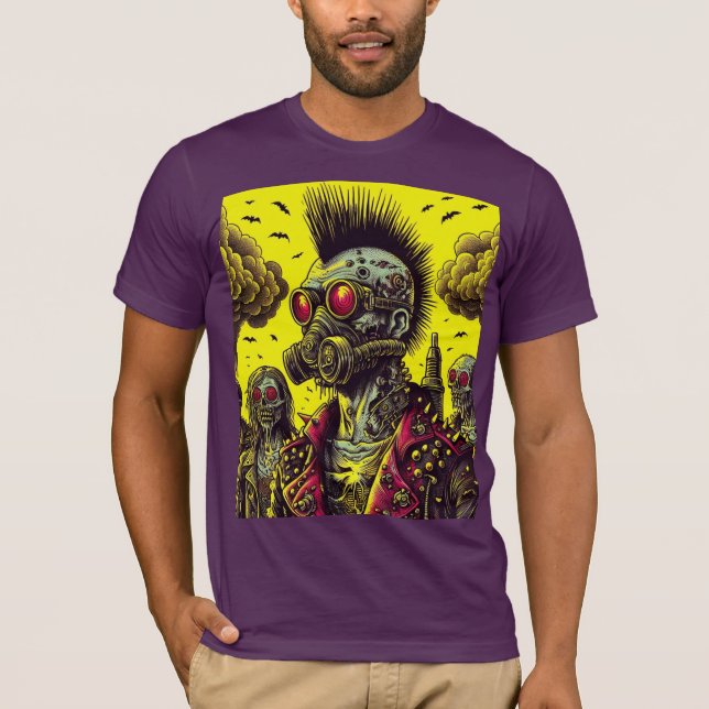 Zombie Rebebiljon T Shirt (Framsida)
