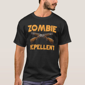 Zombie Repellent Funny Halloween Zombie Hunting T Shirt