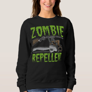 Zombie Repellent Happy halloween Trick eller behan T Shirt