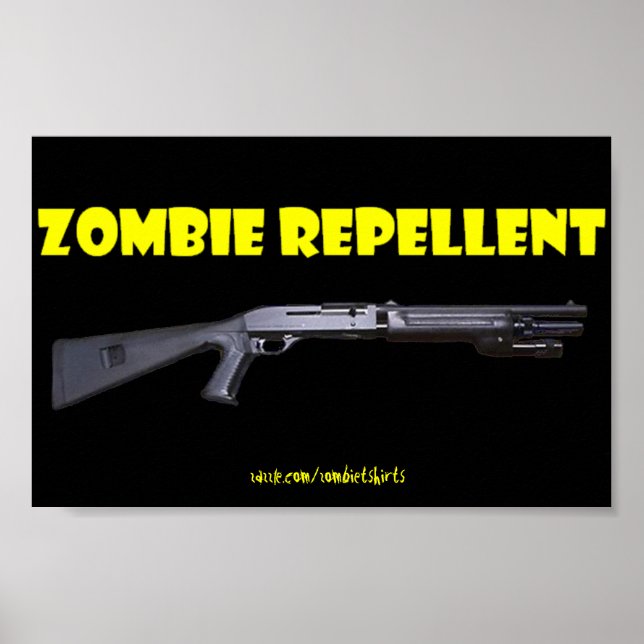 ZOMBIE REPELLENT POSTER (Framsidan)