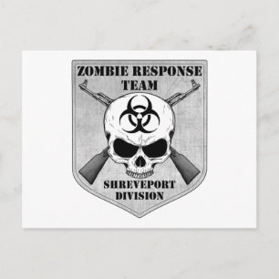 Zombie Response Team: Shavslöjport Division Inbjudan Vykort