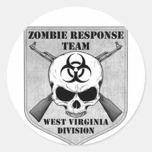 Zombie Response Team: Väster Virginia Division Runt Klistermärke