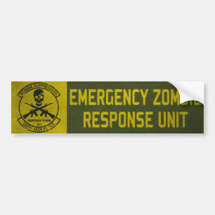 Zombie Response Unit Klistermärke