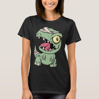 Zombie Rex Dinosaur for Boys Mummy Halloween T Shirt