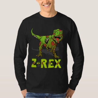 Zombie Rex Zombiesaurus Z Rex Halloween Costume Bo T Shirt