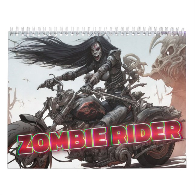 Zombie Rider Konstkalender Kalender (Omslag)