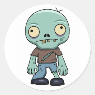Zombie Runt Klistermärke