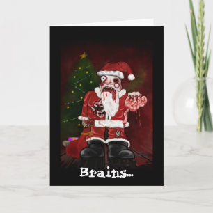 Zombie Santa Card Helgkort