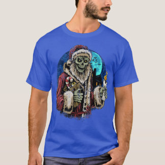 Zombie Santa Funny Sarcastic Ugly jul T Shirt