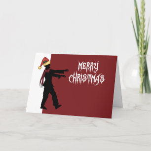 Zombie Santa Helgkort