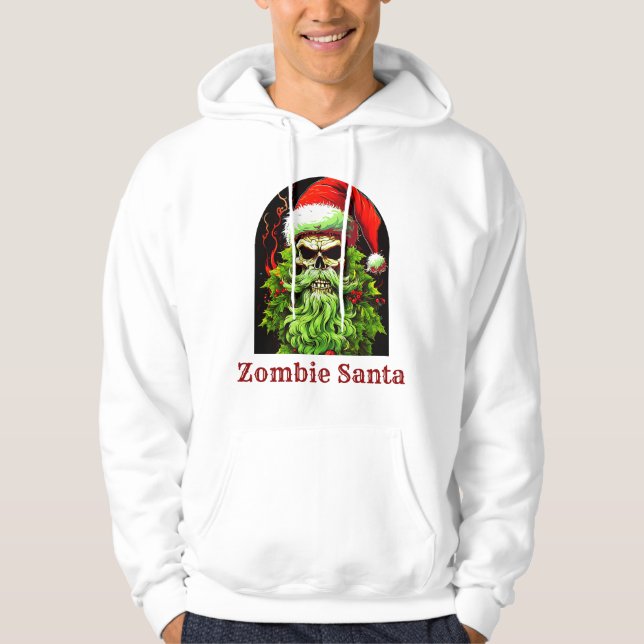 Zombie Santa Hoodie (Framsida)