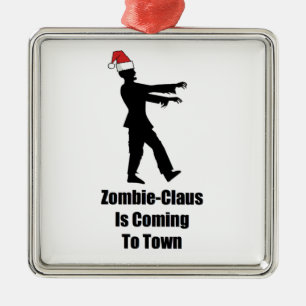 Zombie Santa Julgransprydnad Metall