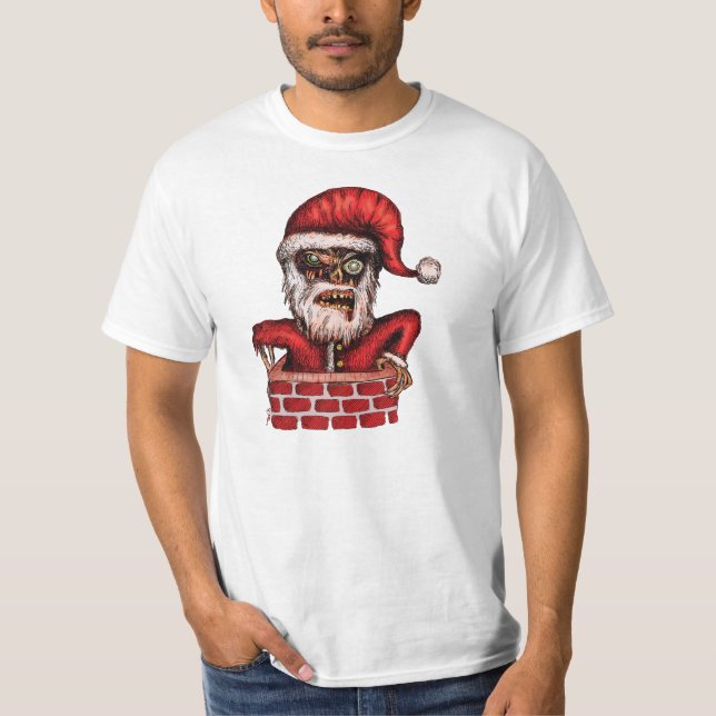 Zombie Santa T-shirt (Framsida)