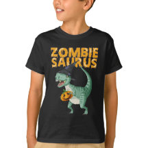 Zombie Saurus Dinosaur T Rex Halloween-barn