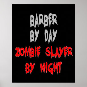 Zombie Sayer Barber Poster