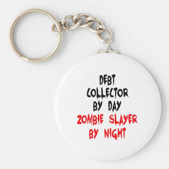 Zombie Sayer Debt Collector Nyckelring (Framsidan)