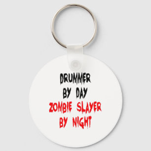 Zombie Sayer Drummer Nyckelring