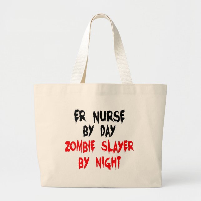 Zombie Sayer ER Nurse Jumbo Tygkasse (Framsidan)