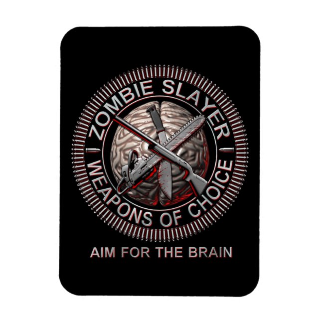 Zombie Sayer Flexible Magnets Magnet (Vertikal)