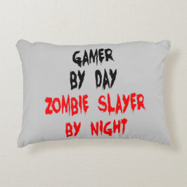 Zombie Sayer Gamer Prydnadskudde