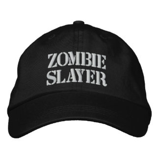 Zombie Sayer Hat Broderad Keps